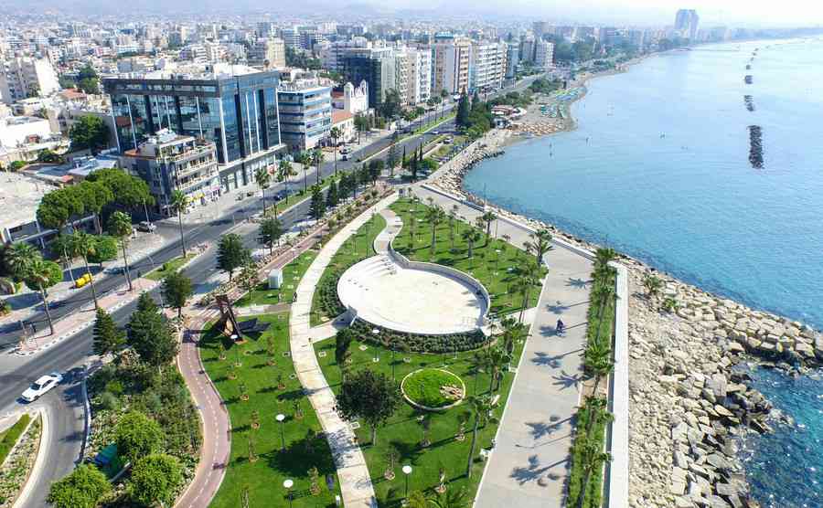 Promenade Molos Limassol Cyprus Aerial Photo Of Limassol Centre